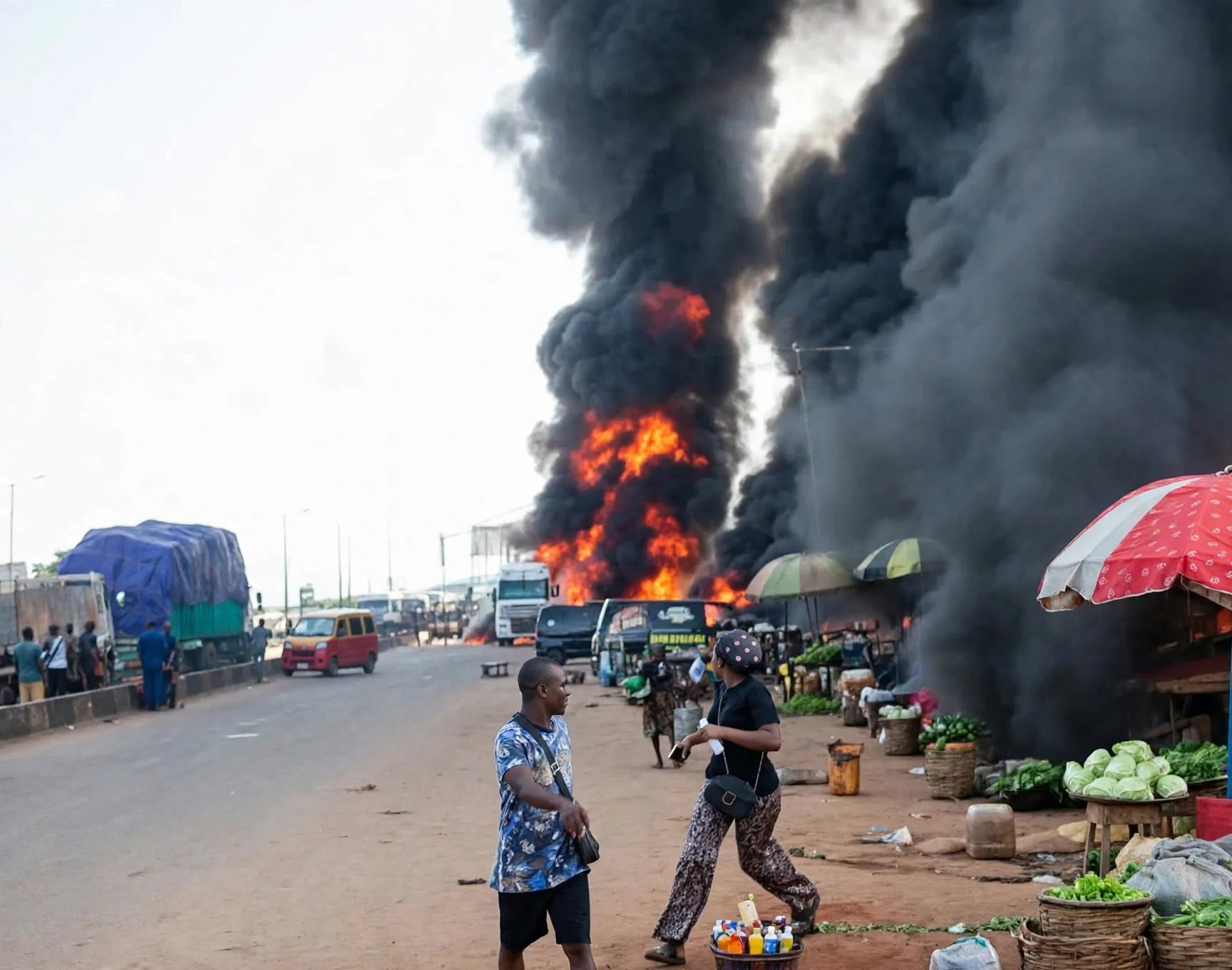 Edo fuel tanker explosion: 10 victims with severe burns rushed to UBTH