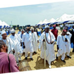 Iba Gani Adams arriving at the event