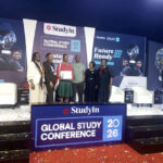 L-R-Agbu, Ofungwu, Okoye, her Dad and others at the conference