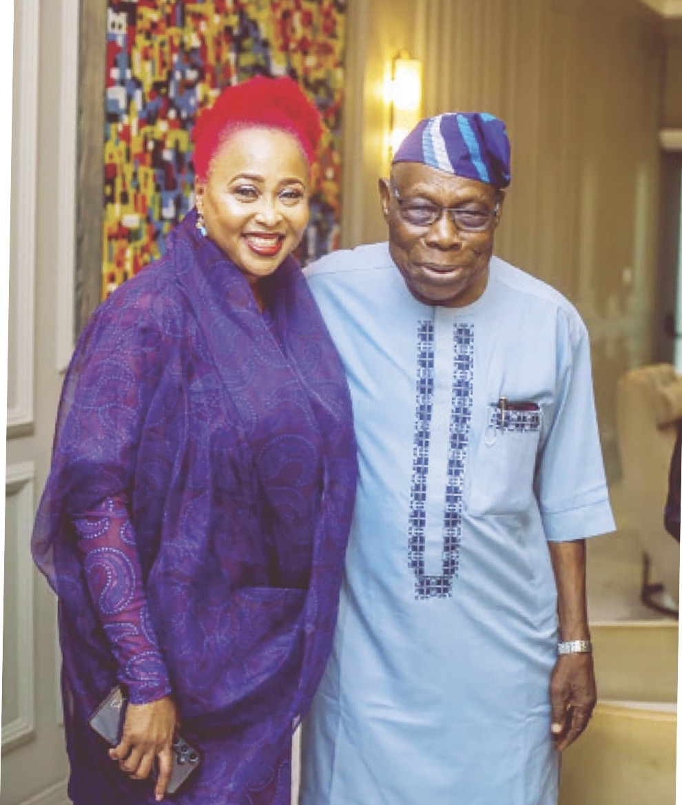 WATO founder with Obasanjo