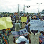 Protesting pensioners
