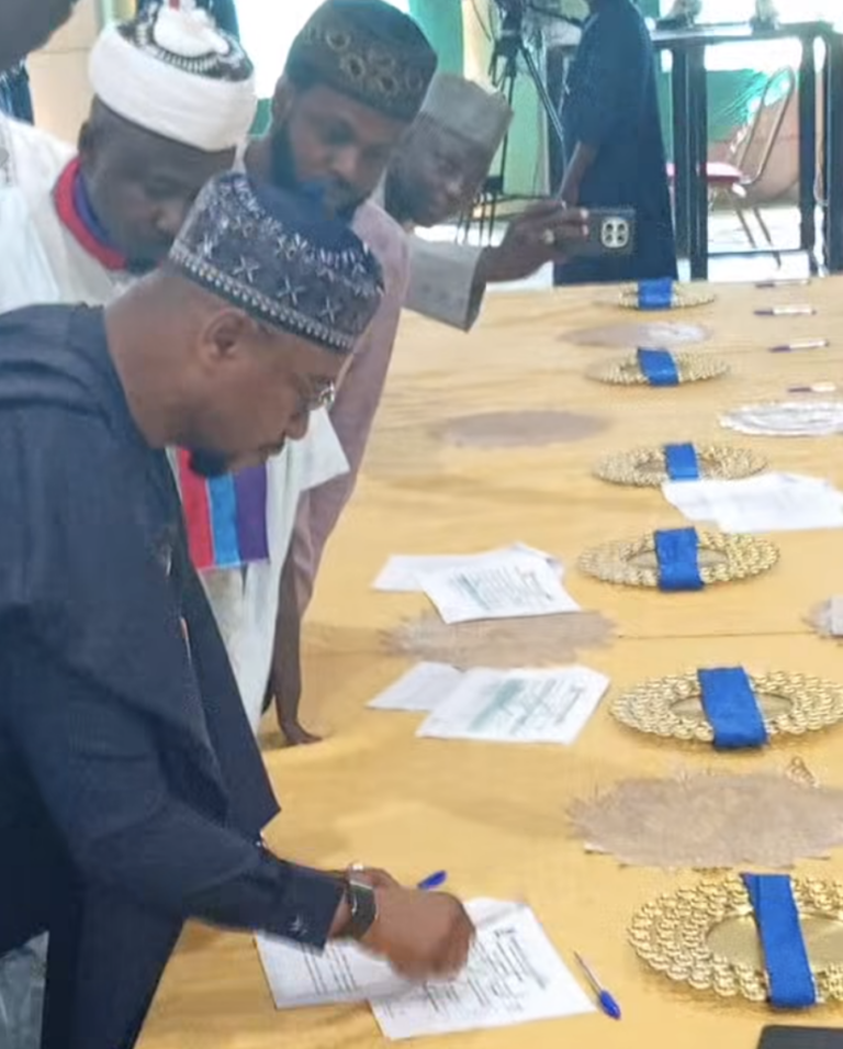 Zamfara 2027: Lawal, other candidates sign agreement for peaceful elections