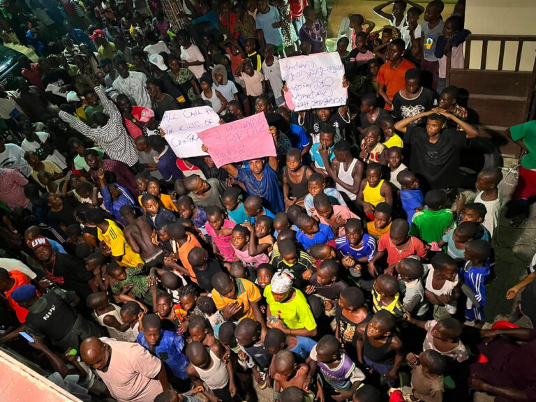 Some of the supporters