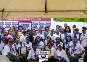 Teachers and RESSA officials after the event