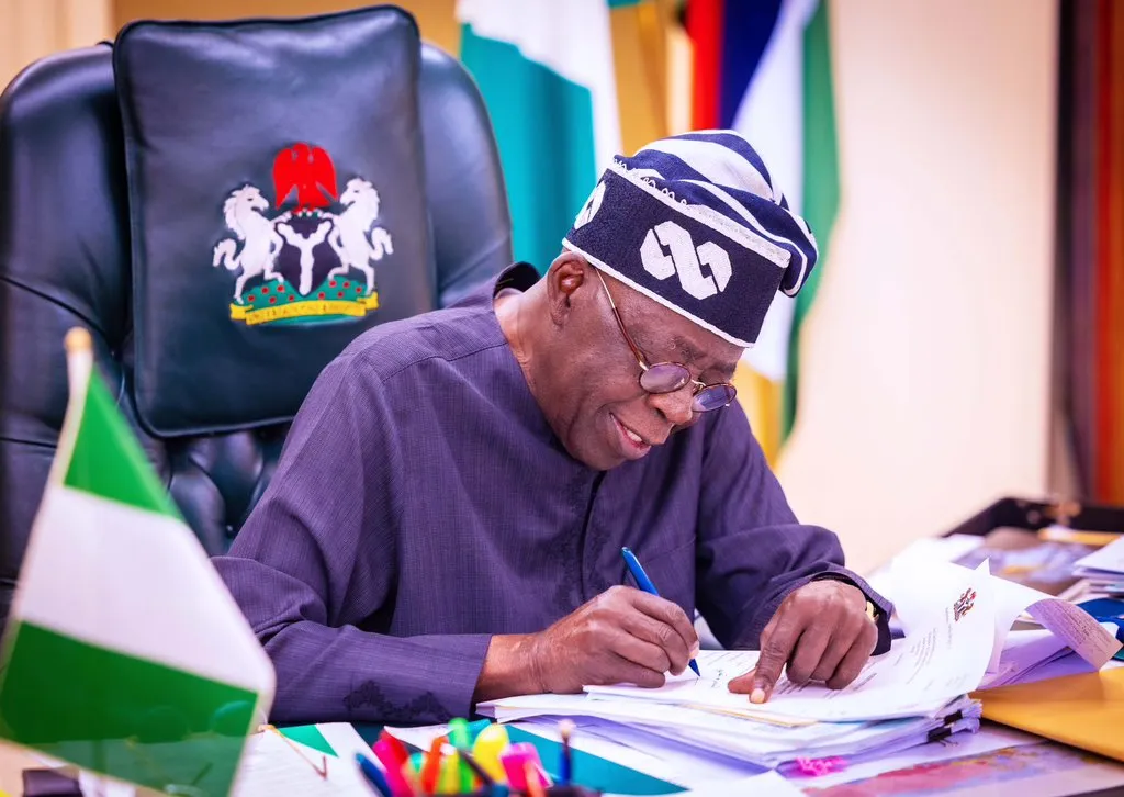 Tinubu signing
