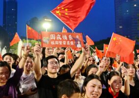 Picture of Chinese nationals during the holiday