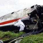 Wreckage of crash at Igbokoda