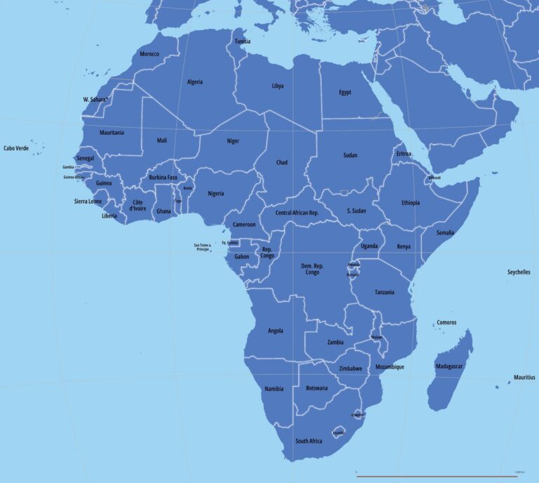 map of africa