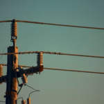 High tension electricity tower