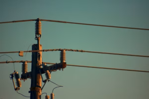 High tension electricity tower