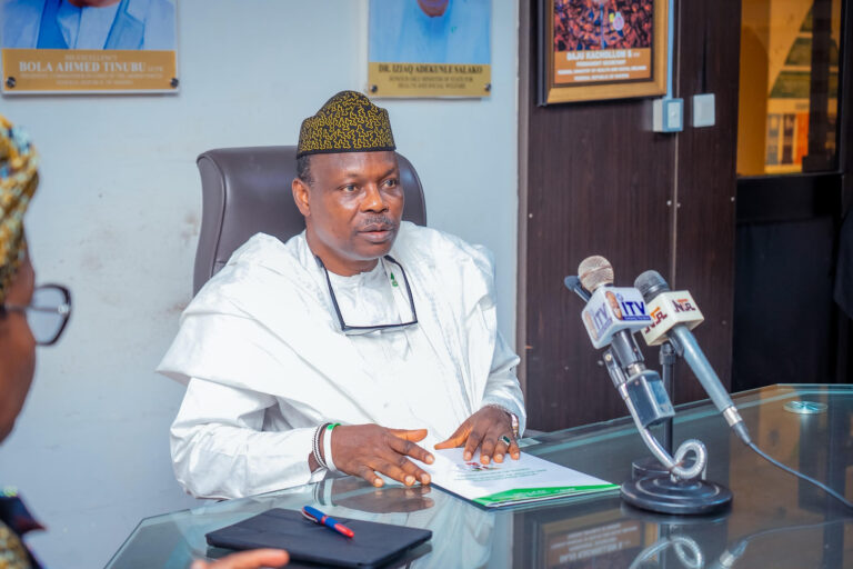 Minister of State for Health and Social Welfare Dr Iziaq Adekunle Salako