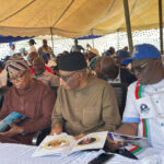 Stakeholders during the fact finding mission in Ogoja, Cross River State