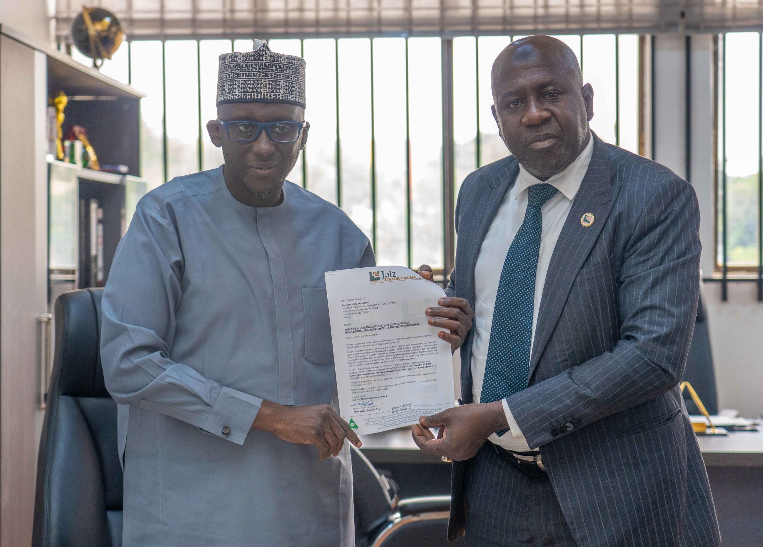 FG secures excess agricultural risk insurance funds