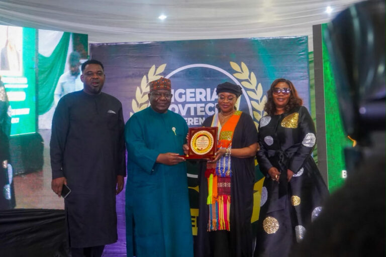 L-R: The Head, Business Development, LASHMA, Mr. Olatunji Rotimi; Mr. Dasuki Arabi; Dr. Emmanuella Zamba and Executive Chairman, Epe LGA, Princess Surah Olayemi Animashaun